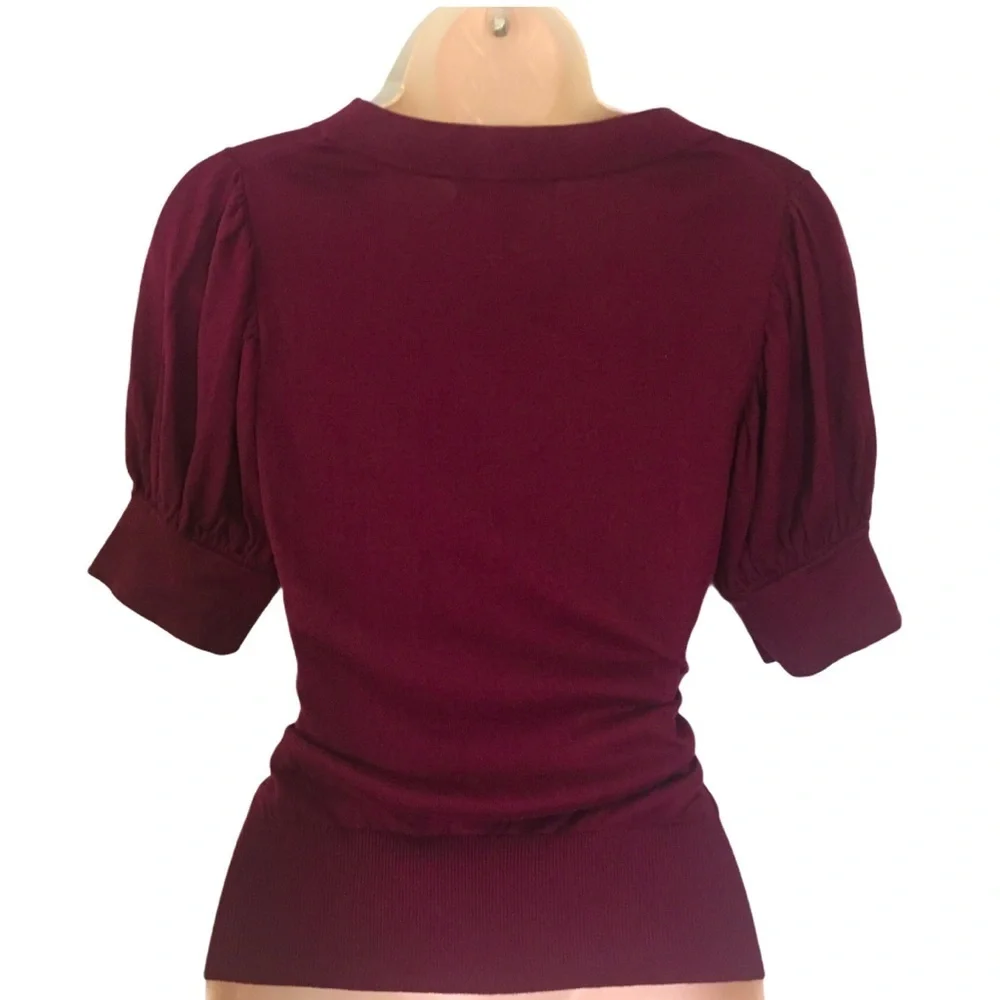 Banana Republic silk  short sleeve sweater xsmall - Picture 2 of 3